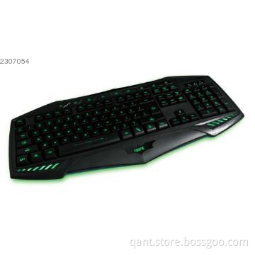 LED letter illuminated Keyboard with multimedia keys,standard keyboard